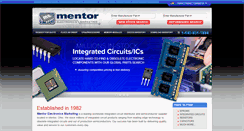 Desktop Screenshot of mentorelectronics.com